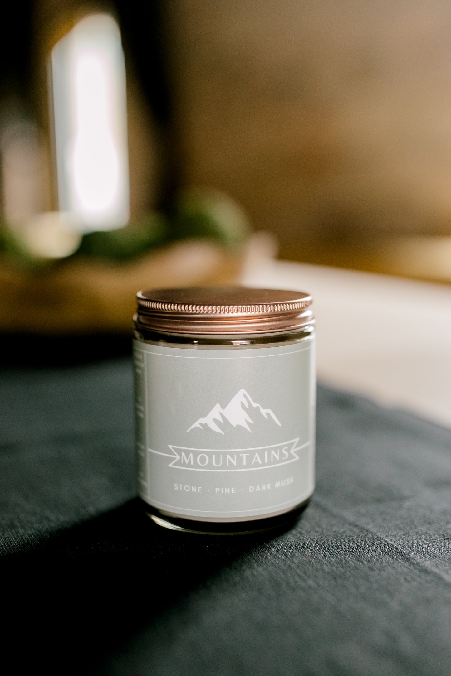 Mountains Candle